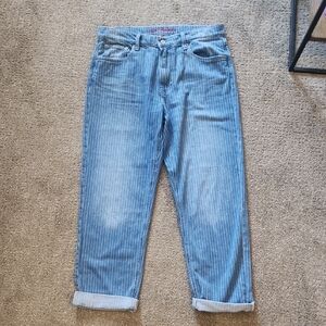 Lucky Brand Light Blue Pinstriped Jeans